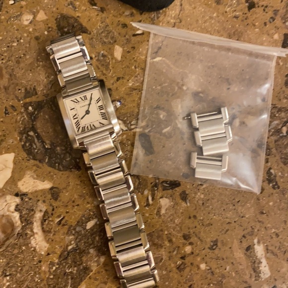 Authentic Cartier Tank Francaise watch - Picture 4 of 8